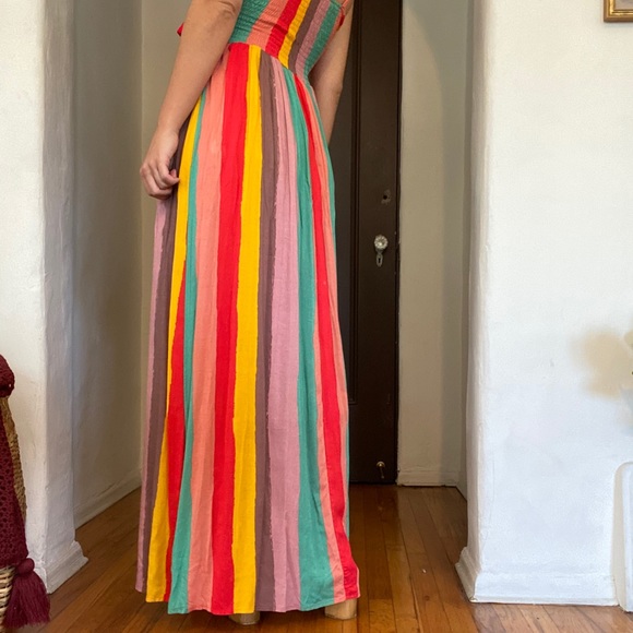 Multi Color Maxi with Red Bow - Picture 4 of 8